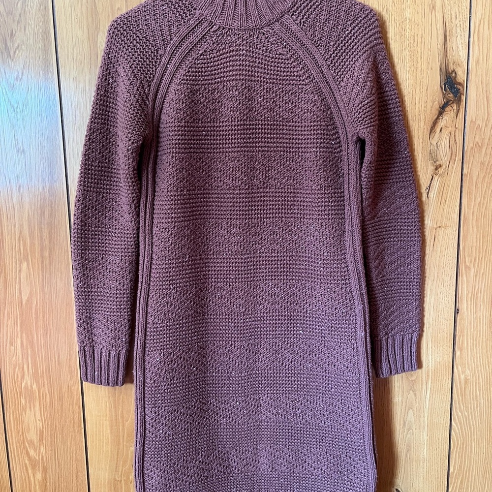 Prana Long Sleeve Knit Dress - Chai Brown